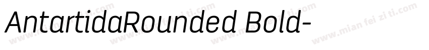 AntartidaRounded Bold字体转换